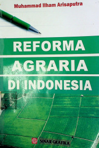 REFORMA AGRARIA DI INDONESIA