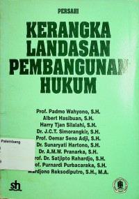 KERANGKA LANDASAN PEMBANGUNAN