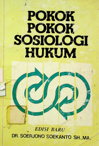POKOK POKOK SOSIOLOGI HUKUM