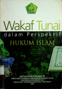 Wakaf Tunai dalam Perspektif HUKUM ISLAM