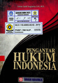 PENGANTAR HUKUM INDONESIA