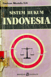 SISTEM HUKUM INDONESIA