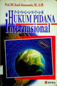PENGANTAR HUKUM PIDANA Internasional