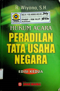 HUKUM ACARA PERADILAN TATA USAHA NEGARA, EDISI KEDUA