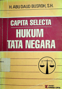 CAPITA SELECTA HUKUM TATA NEGARA