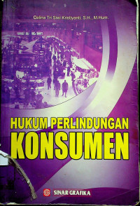 HUKUM PERLINDUNGAN KONSUMEN