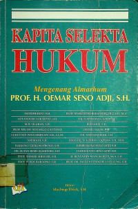 KAPITAL SELEKTA HUKUM