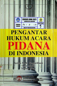 PENGANTAR HUKUM ACARA PIDANA DI INDONESIA