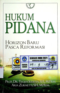 HUKUM PIDANA HORIZON BARU PASCA REFORMASI