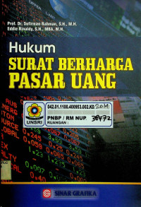 Hukum SURAT BERHARGA PASAR UANG