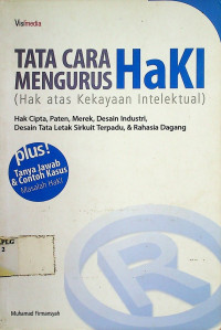 TATA CARA MENGURUS HaKI ( Hak atas Kekayaan Intelektual )