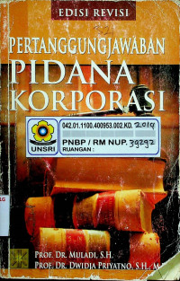 PERTANGGUNGJAWABAN PIDANA KORPORASI, EDISI REVISI