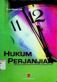 HUKUM PERJANJIAN: Buku hukum yang paling banyak dicari oleh pembaca, mahasiswa dan dosen