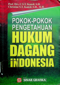 POKOK-POKOK PENGETAHUAN HUKUM DAGANG INDONESIA