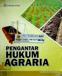 PENGANTAR HUKUM AGRARIA