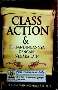 CLASS ACTION & PERBANDINGANNYA DENGAN NEGARA LAIN