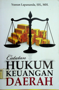 Catatan HUKUM KEUANGAN DAERAH