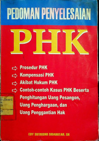 PEDOMAN PHK