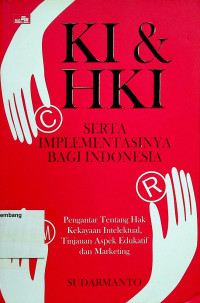 KI & HKI SERTA IMPLEMENTASINYA BAGI INDONESIA: Pengantar Tentang Hak Kekayaan Intelektual, Tinjauan Aspek Edukatif dan Marketing