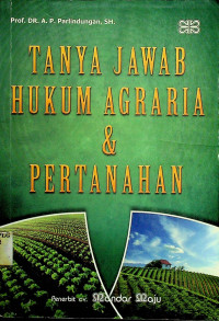 TANYA JAWAB HUKUM AGRARIA & PERTANAHAN