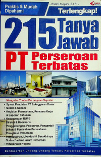 215 Tanya Jawab PT Perseroan Terbatas