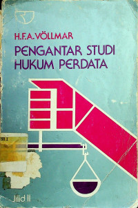 PENGANTAR STUDI HUKUM PERDATA, Jilid II