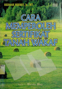 CARA MEMPEROLEH SERTIFIKAT TANAH WAKAF