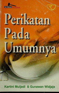 Perikatan Pada Umumnya