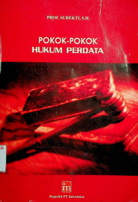 POKOK- POKOK HUKUM PERDATA