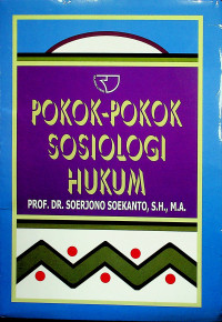 POKOK-POKOK SOSIOLOGI HUKUM