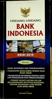 UNDANG-UNDANG BANK INDONESIA EDISI 2010