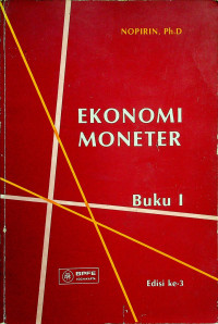 EKONOMI MONETER Buku I, Edisi ke-3