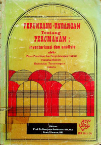 PERUNDANG-UNDANGAN Tentang PERUMAHAN; Inventarisasi dan analisi