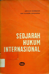 SEDJARAH HUKUM INTERNASIONAL