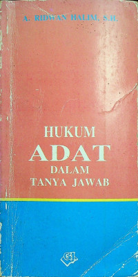 HUKUM ADAT DALAM TANYA JAWAB