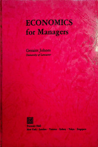 ECONOMICS for Managers