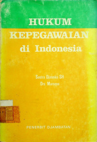 HUKUM KEPEGAWAIAN di Indonesia