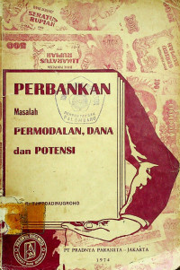 PERBANKAN Masalah PERMODALAN, DANA dan POTENSI