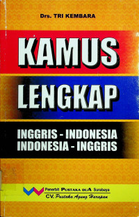 KAMUS LENGKAP INGGRIS-INDONESIA, INDONESIA-INGGRIS