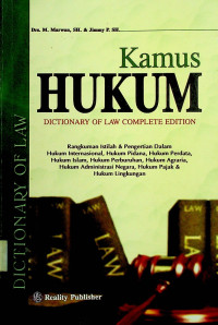 Kamus HUKUM: DICTIONARY OF LAW COMPLETE EDITION