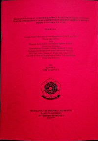PERANAN PENEGAKAN HUKUM DI LEMBAGA KEPOLISIAN DALAM TATANAN HUKUM YANG RESPONSIF PADA DIREKTORAT RESERSE KRIMINAL KHUSUS POLDA SUMATERA SELATAN: DISERTASI