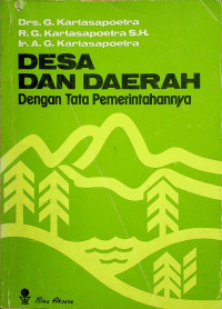 DESA DAN DAERAH Dengan tata Pemerintahannya