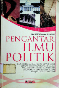 PENGANTAR ILMU POLITIK