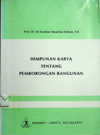 HIMPUNAN KARYA TENTANG PEMBORONGAN BANGUNAN