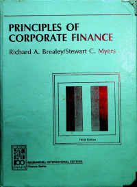 PRINCIPLES OF CORPORATE FINANCE, Third Edition