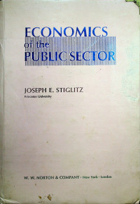 ECONOMICS of the PUBLIC SECTOR