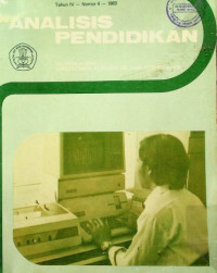 ANALISIS PENDIDIKAN tahun IV - Nomor 4 - 1983