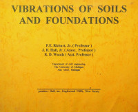 VIBRATIONS OF SOILS AND FOUNDATIONS