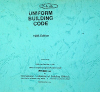 UNIFORM BUILDING CODE, 1985 Edition