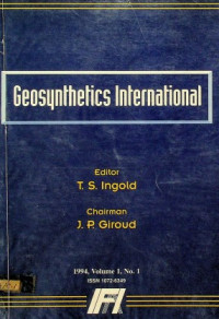 Geosynthetics International, Volume 1, No. 1/ 1994